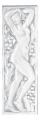 Woman arms up panel mirror - Lalique
